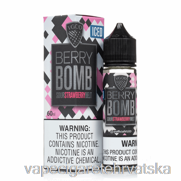 Vape Cigarete Iced Berry Bomba - Vgod E-tekućina - 60ml 0mg